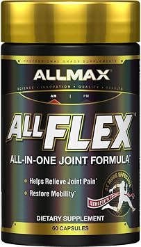 ALLMAX ALLFLEX - 60 Capsules - Promotes Joint Health, Relieves Pain & Inflammation, Restores Mobility - with Vitamin C & E - 30 Servings