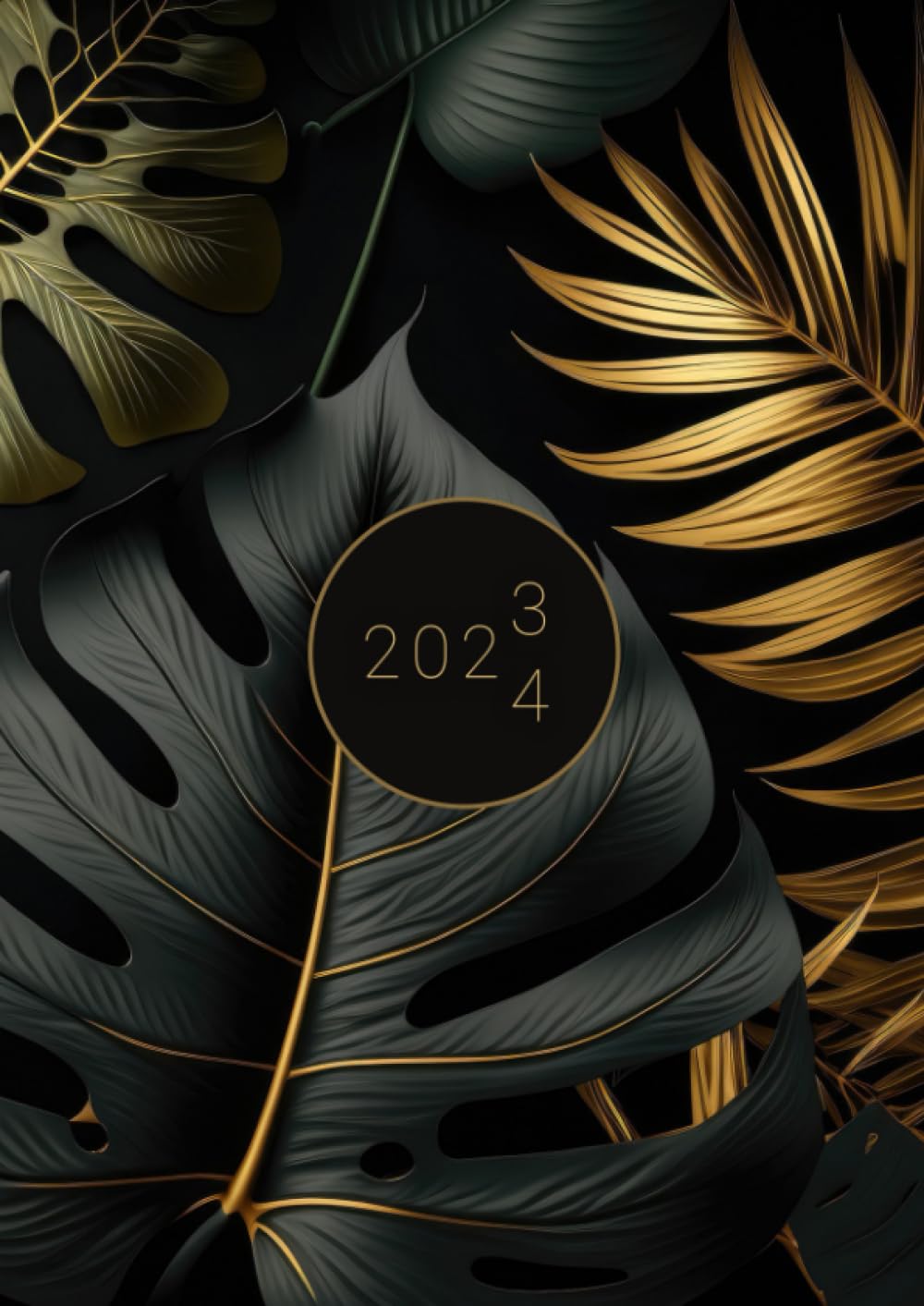 2023-2024: A4 Kalender XXL 1 Tag 1 Seite | Planer | Tagebuch | Notizbuch | Juli 2023 bis Juni 2024 | Studienplaner | Kalenderbuch | 365 Tage | 392 Seiten | Cover Jungle