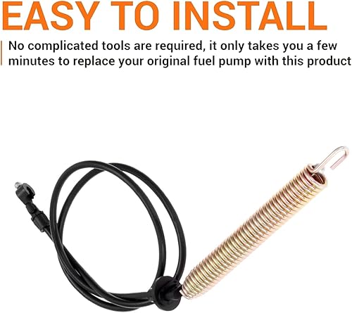 Miniatura 4 de 175067 169676 - Cable de embrague de cubierta que reemplaza a Sears Craftsman LT1000 LT2000 DLT 3000 para cortacéspedes Husqvarna AYP Poulan Ryobi,