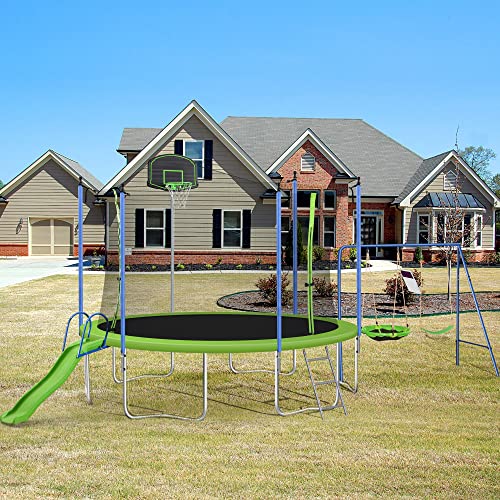 10 Best Swing Sets With Slide and Trampoline for Outdoor Fun