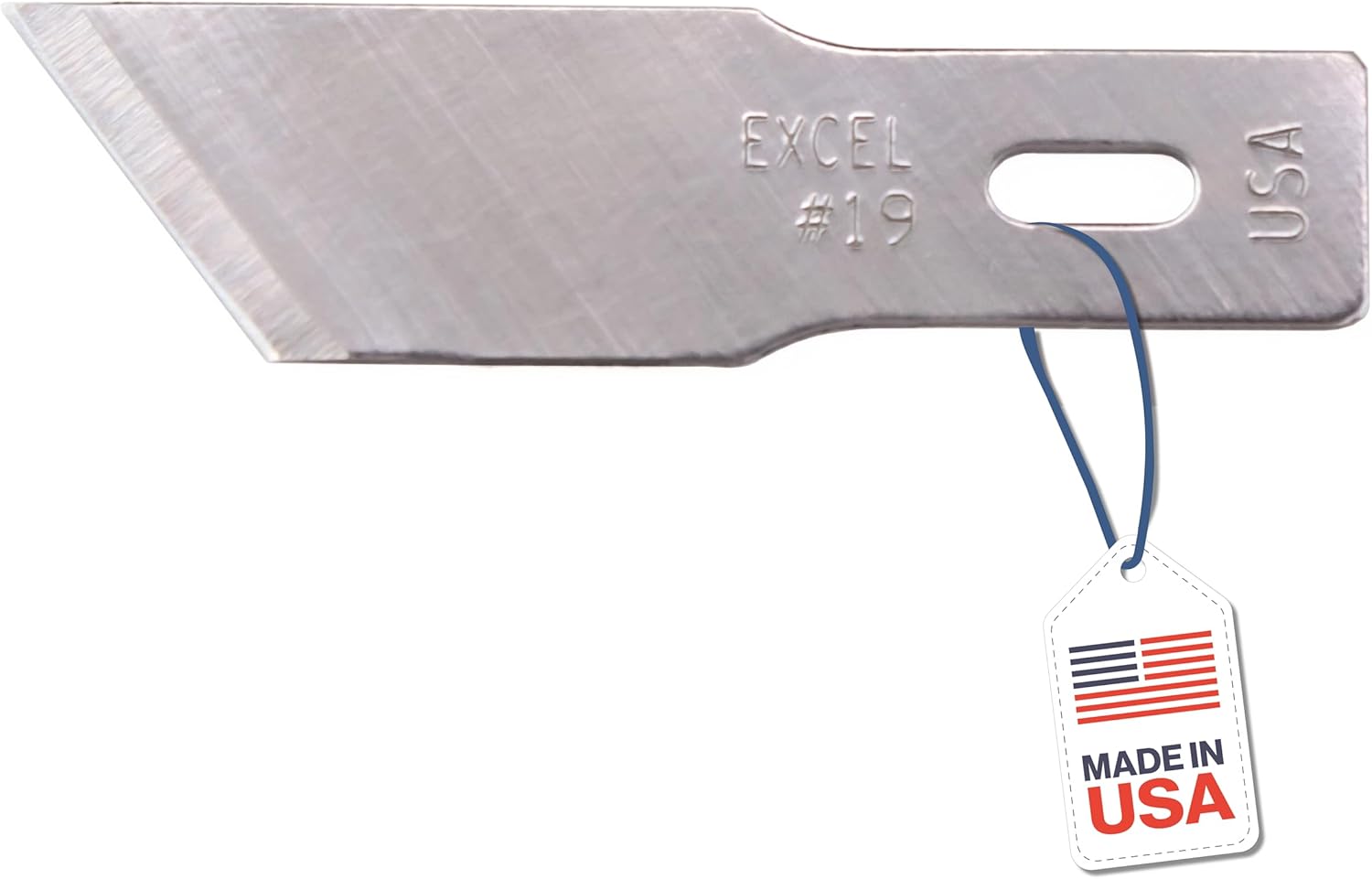 Excel Blades #24 Deburring Blades – 100-Pack Carbon Steel 3/4 Inch Craft Knife Replacement Blades – For Deburring, Cutting, Stripping & Precision Crafting- Made in USA