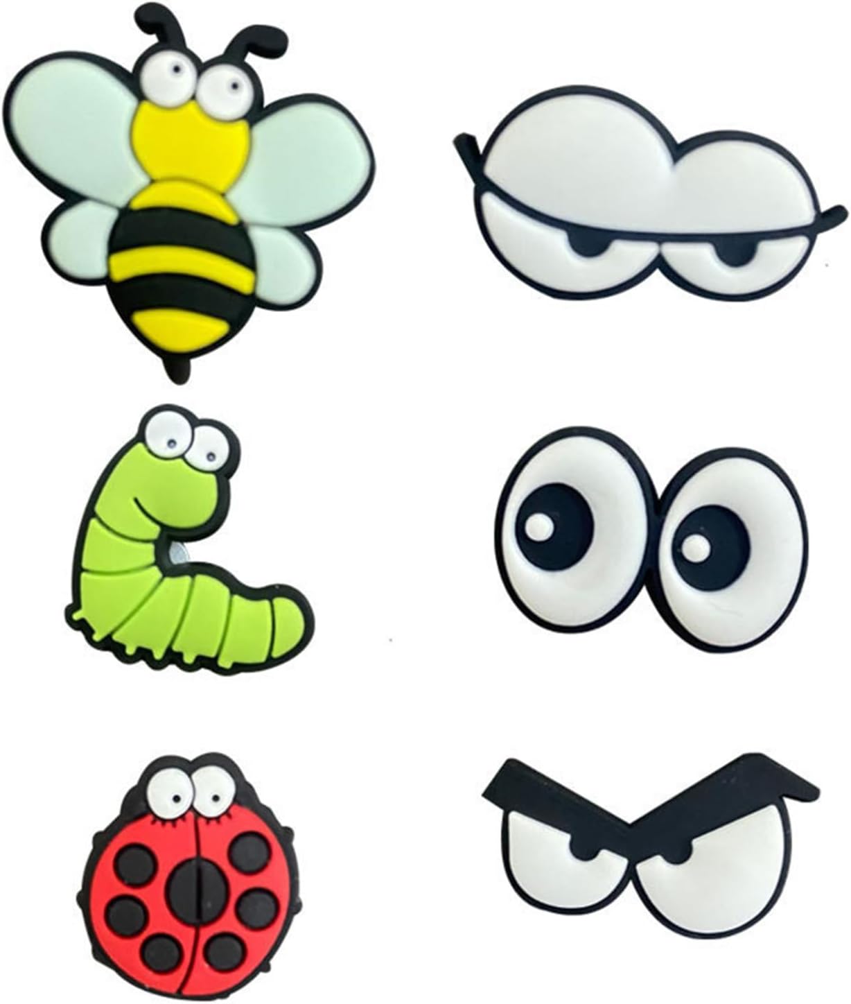 iiniim Funny Plant Magnets Eyes Magnet Cartoon Eye Plants Decor Pins Charm for Indoor Planting, Whiteboard, Cabinet, Refrigerator White One Size image 2