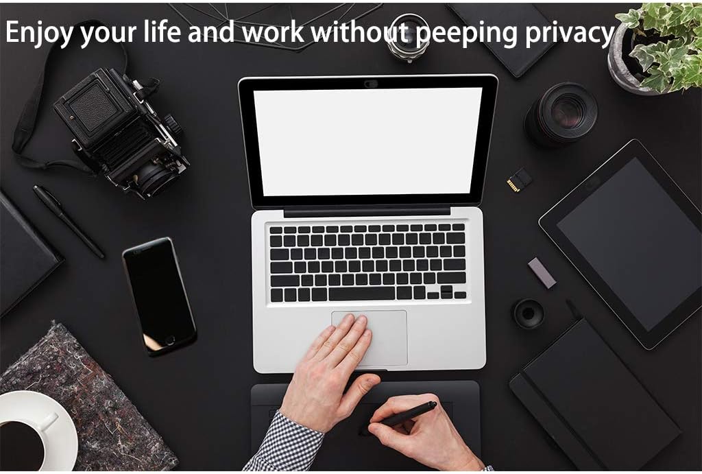 UYICOO Webcam Cover Slide, 6 Pack Ultra-Thin Sliding Camera Cover for MacBook Pro, iMac, Laptop, PC, iPad Pro, iPhone 8/7/6 Plus, Protect Your Privacy Security