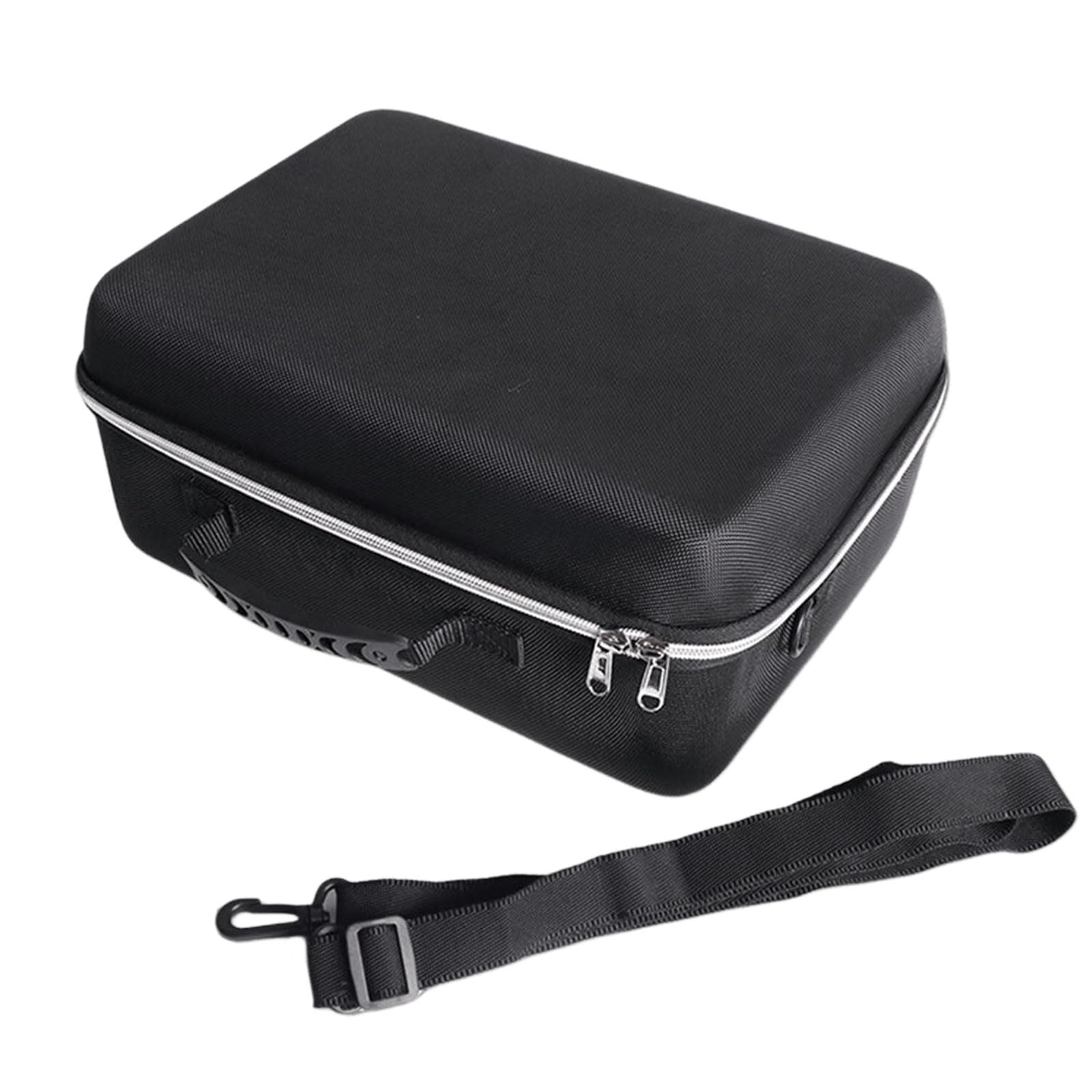Custodia rigida per hard disk portatile da 3,5 pollici, custodia da viaggio con tracolla, leggera per il trasporto della stampante