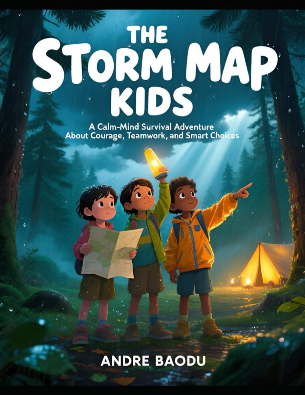 The Storm Map Kids: A Calm-Mind Survival Adventure About Courage, Teamwork, and Smart Choices