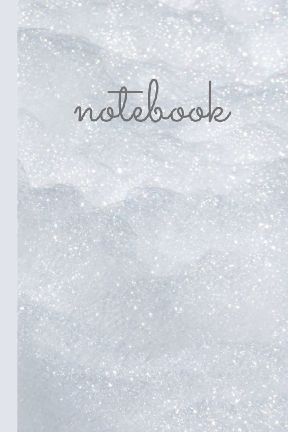 Sparkly Notebook: cute aesthetic sparkly notebook, lined pages
