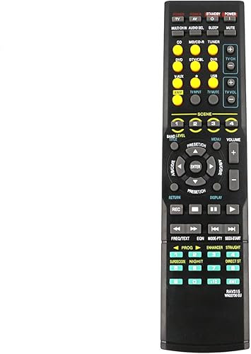Miniatura 3 de RAV315 Reemplazo de control remoto para Yamaha receptor AV Home Audio RX-V461 RX-V561 377 640 WN22730 EU RAV311 HTR-6040 HTR-6050 HTR-6230