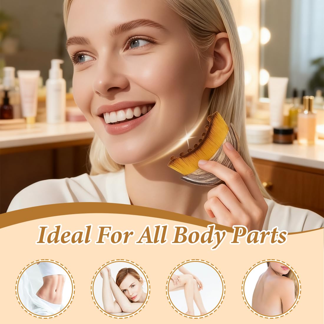 IWIDYA 1 Unidad cepillo facial linfatico – Para Contornos Definidos y Piel Lisa,cepillo facial efecto lifting,para Rostro, Cuello y Mandíbula — view 6