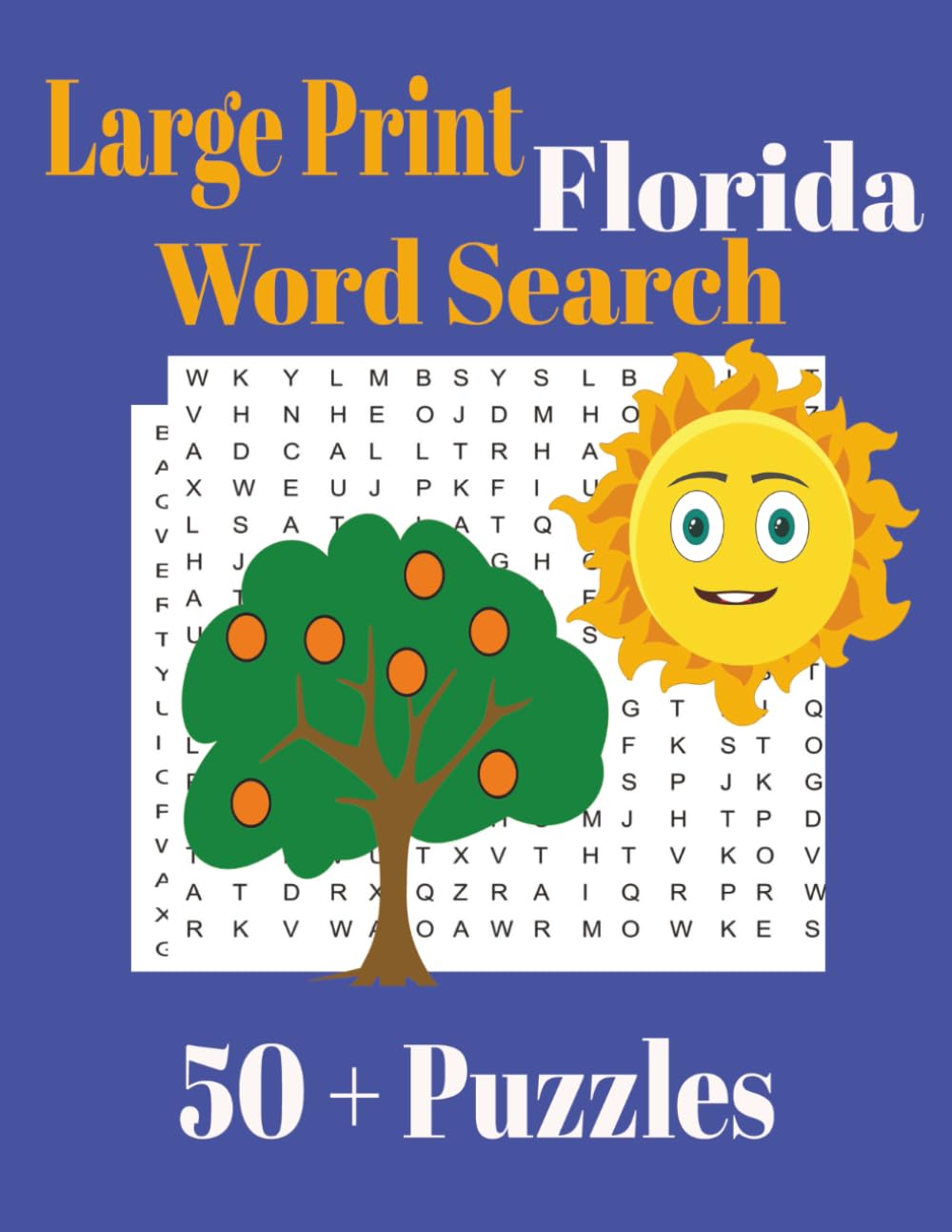 Large Print Florida Word Search (Large Print State Word Search)