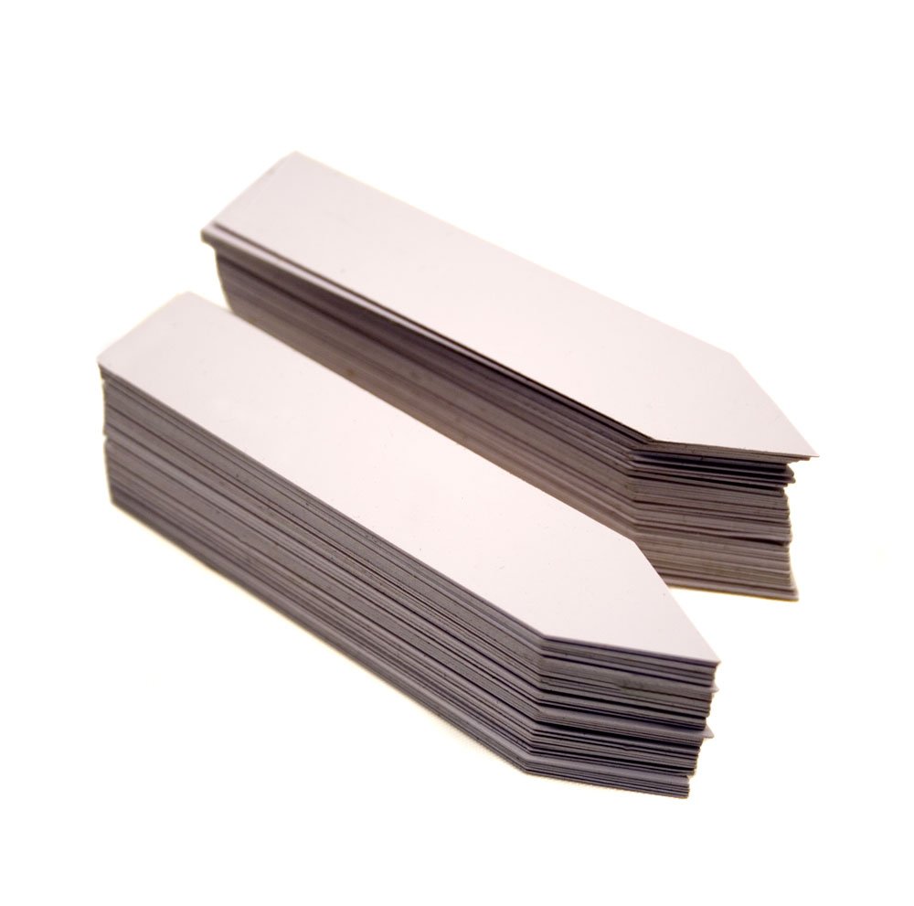 100 Etichette Per Orto Etichette Per Piante 100 Pz - Marcatori Impermeabili In PVC, 10x6 Cm, Con Penna Per Orto E Giardino Penna Per Etichette Esterne