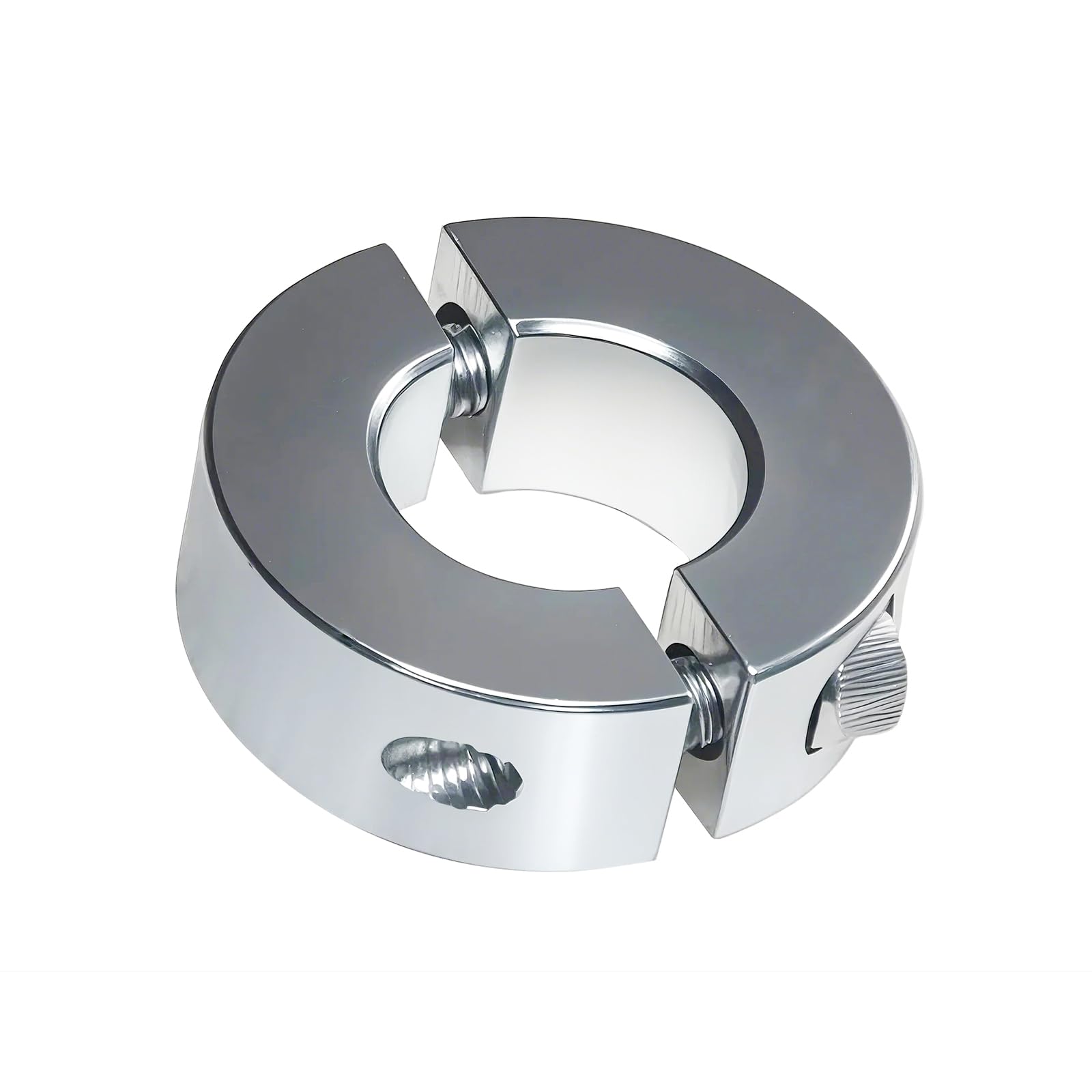 Ruland MSP-14-SS Two-Piece Clamping Shaft Collar, Stainless Steel, Metric, 14mm Bore, 30mm OD, 11mm Width