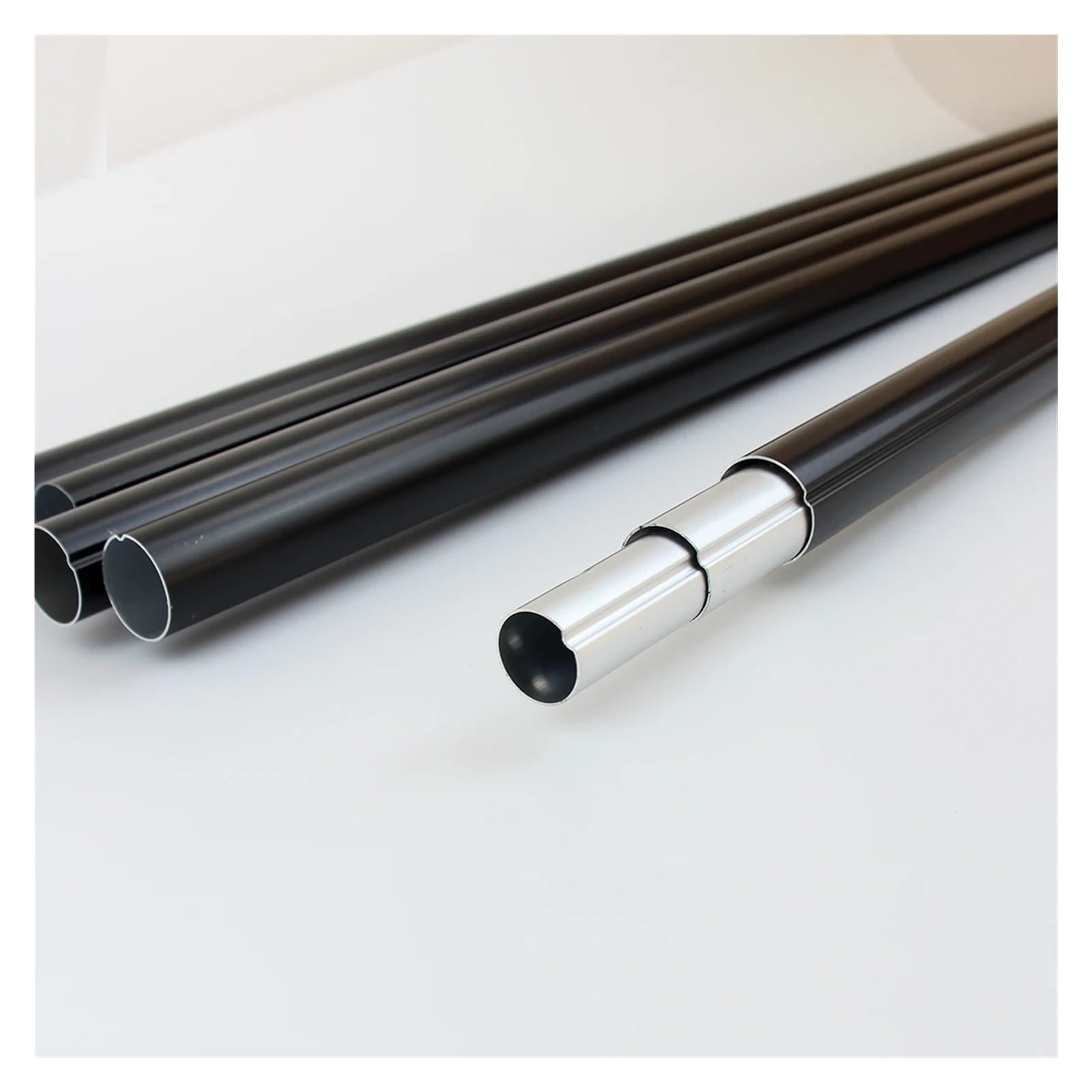 Telescopic Rod For 24-Foot Aluminum Cleaning Pole With Flip Cam Lock Mechanisms