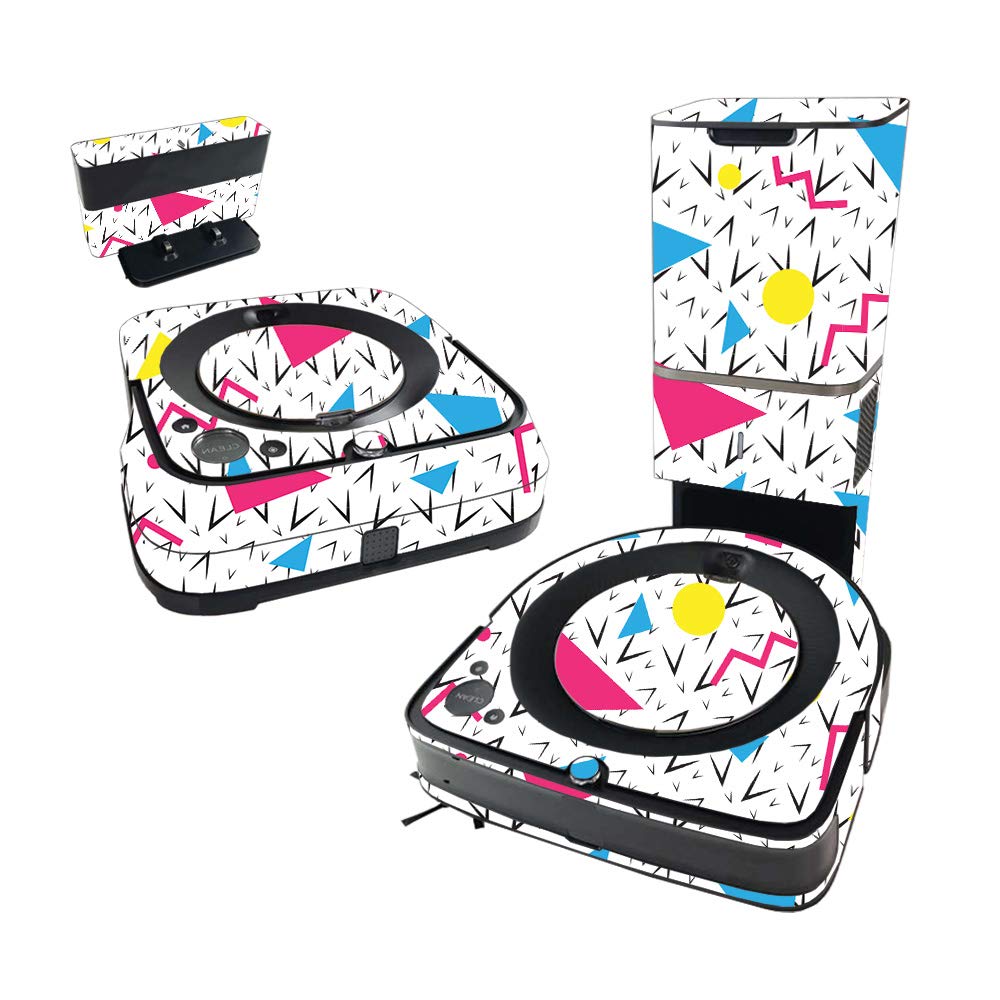 MightySkins Skin Compatible with iRobot Roomba s9+ Vacuum & Braava Jet m6 Bundle - 90s Fun | Protect