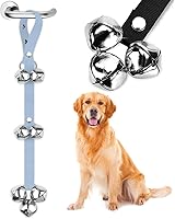 BLUETREE Dog Doorbells for Potty Training - 7 Extra Large Loud 1.4" Bells, 3-Snap Adjustable Length for All Dogs