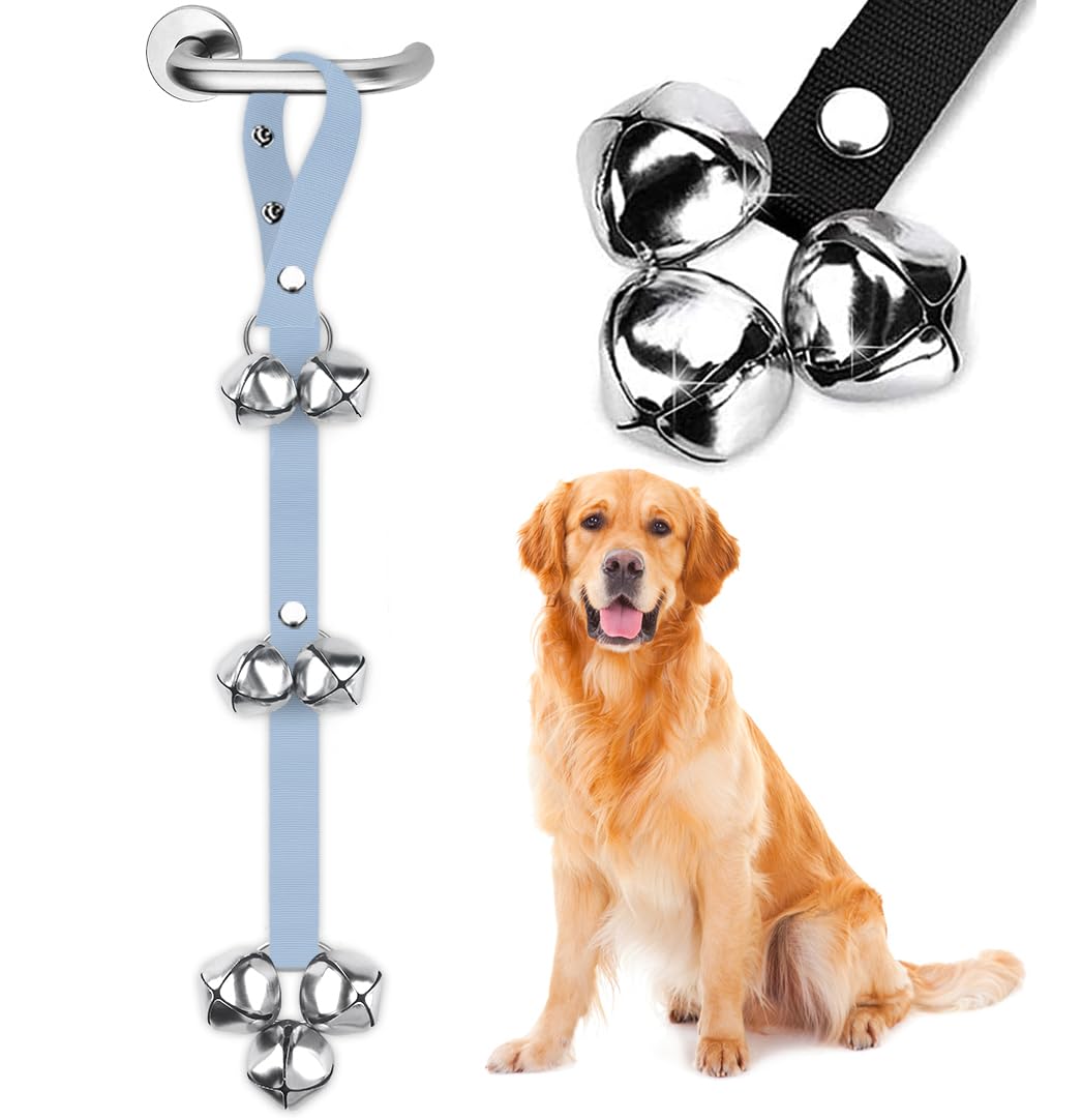 BLUETREE Dog Doorbells Premium Quality Training Potty Great Dog Bells Adjustable Door Bell Dog Bells for Potty Training