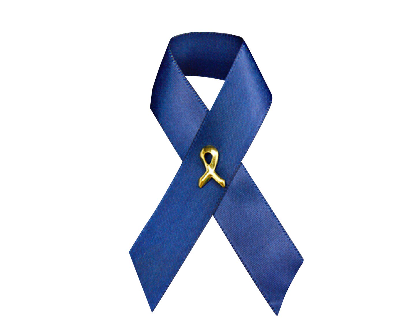 1/2/5/10/25/50/100pcs Satin Awareness Ribbon Pins (Pick your color), for Cancer &amp; Disease Awareness, Bulk Quantities for Fundraising, Events, Gift Giving