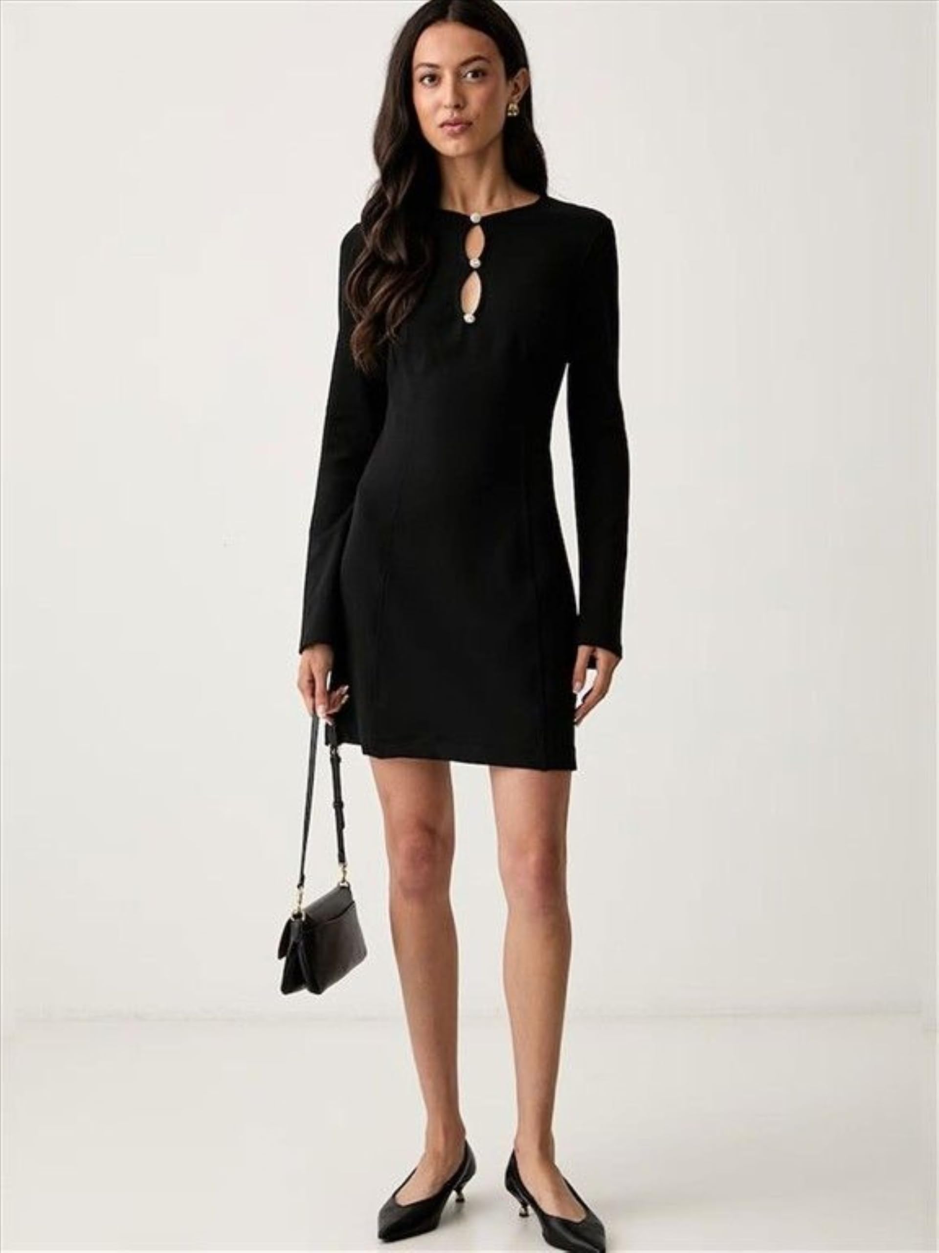 GUESS LS Claudie Mini Dress