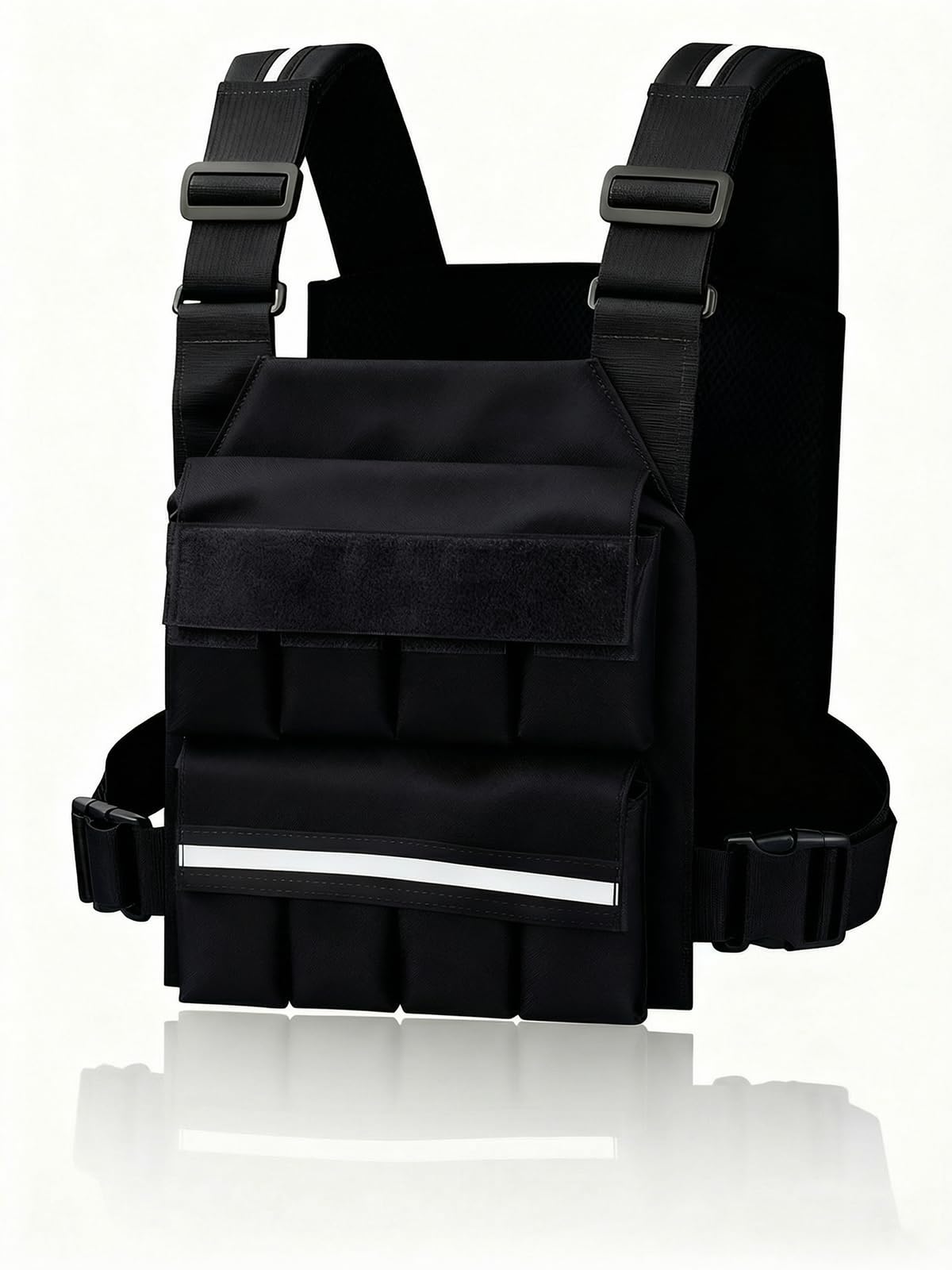 SMONT Weight Vest for Women Men - Adjustable Rucking Vest Strength Training Running Walking - Secure Fit for