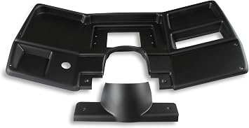 Holley EFI 553-314 Dash Bezel - No A/C Vents- Black