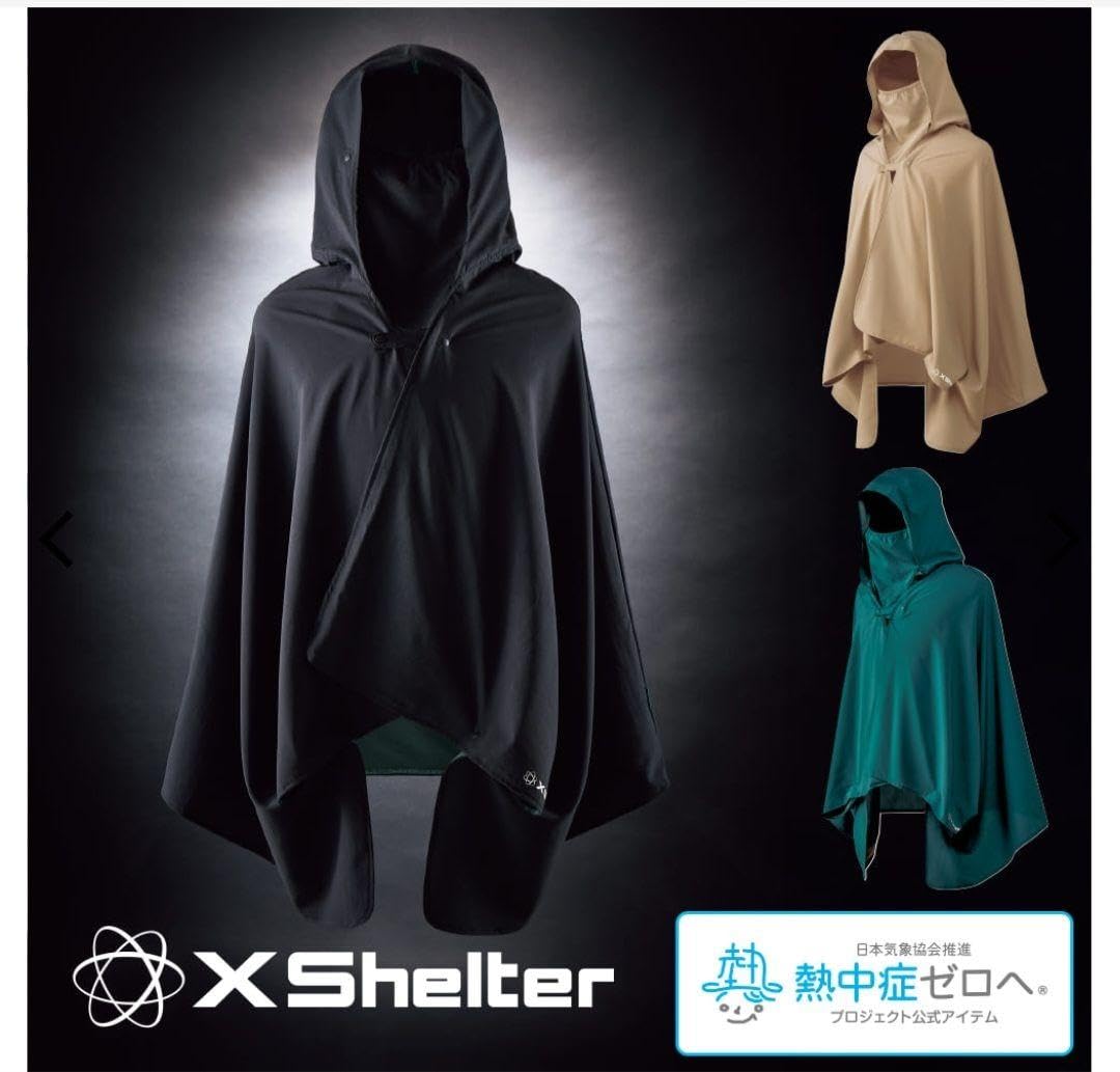 とーた　おまとめ　エックスシェルター 暑熱ポンチョ グリーン ワークマン Amazon.co.jp: タグ付 ワークマン エックスシェルター 暑熱