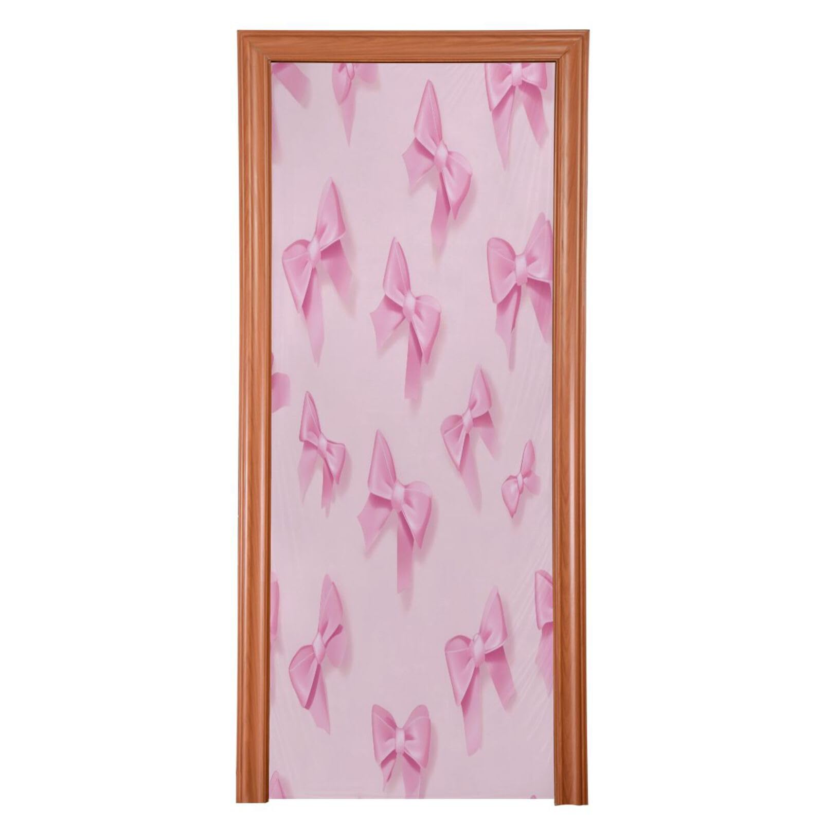 FLildon Bow Tie Door Cover Decoration, Party Accessory Porch Decor for Festive Ornament Room Door Covers 32 x 79 Inch