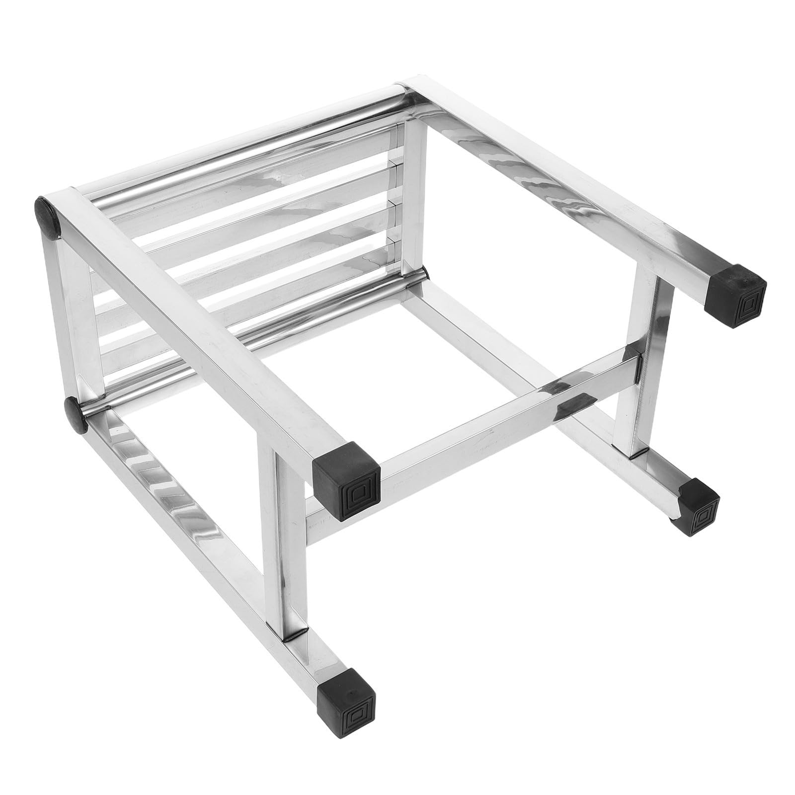 Taburete de Ducha de Acero Inoxidable, Banco Pequeño de Baño | Plata, Portátil y Resistente al Agua, para Cocina y Entrenamiento de Baño