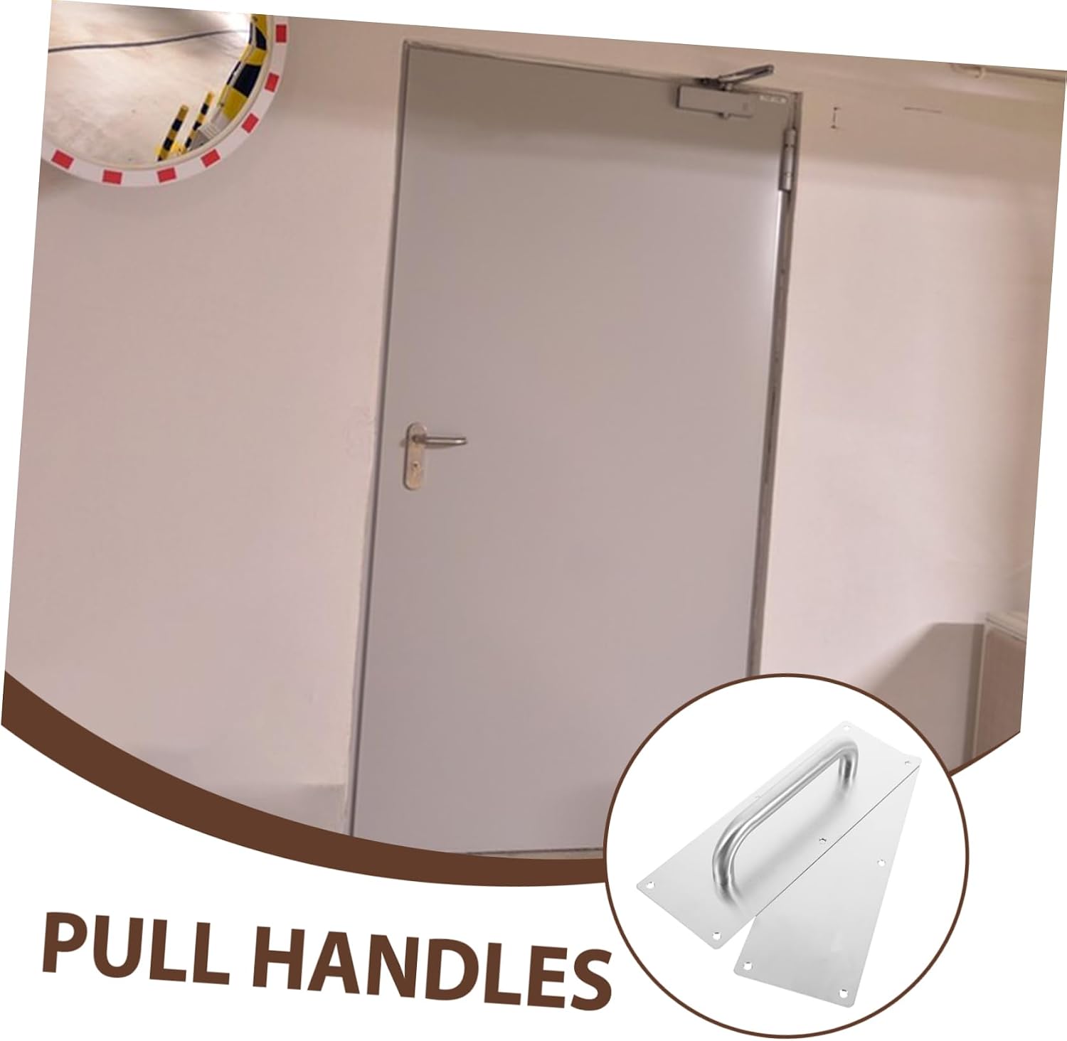 2pcs Sliding Door Handle Stainless Steel Push-Pull Panel Handle Modern Door Pulls