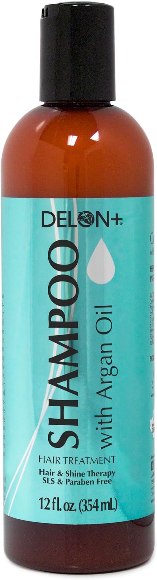 DELON Laboratories Argan Oil Shampoo, Sulphate And Paraben Free, 354 Ml