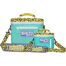 Shiti Coolers Bundle for Camping, Travel, Beach, Soft Lunch Box for Food, Drinks & Ice, Portable, Waterproof 24 Hr Insulated Bag with Shoulder Straps, Customizable The Dropper