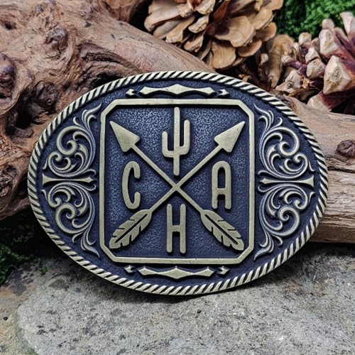 Image of Montana Silversmiths Officially Licensed Cactus Alley Hat Co. Western Lifestyle Belt Buckle