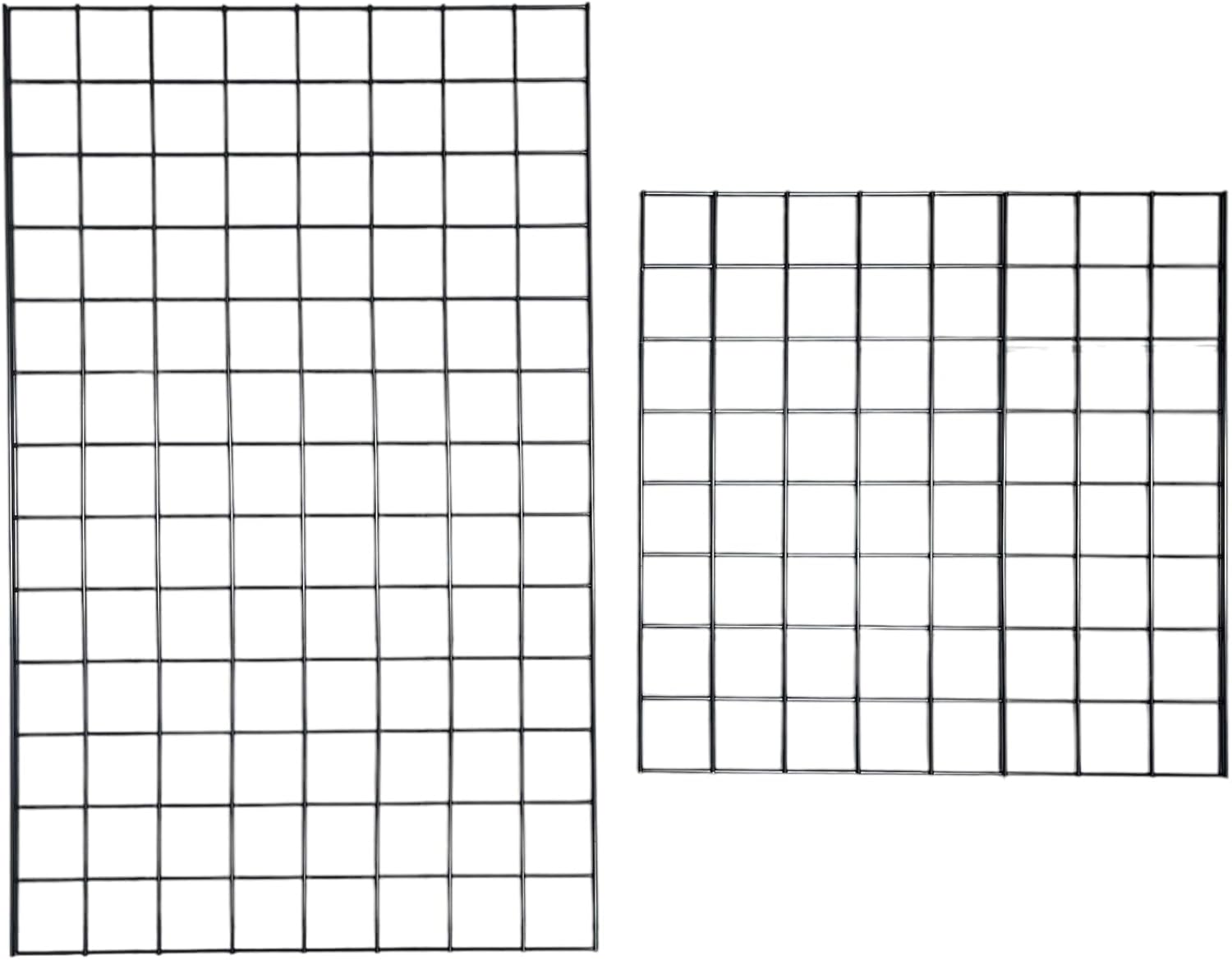 Only Hangers Heavy Duty 2' x 5.5' Gridwall Art Display Panel with EZ Slide-On Grid Legs - No Hardware or Tools Required - No Screws, Nuts, or Washers. (Set of 1)