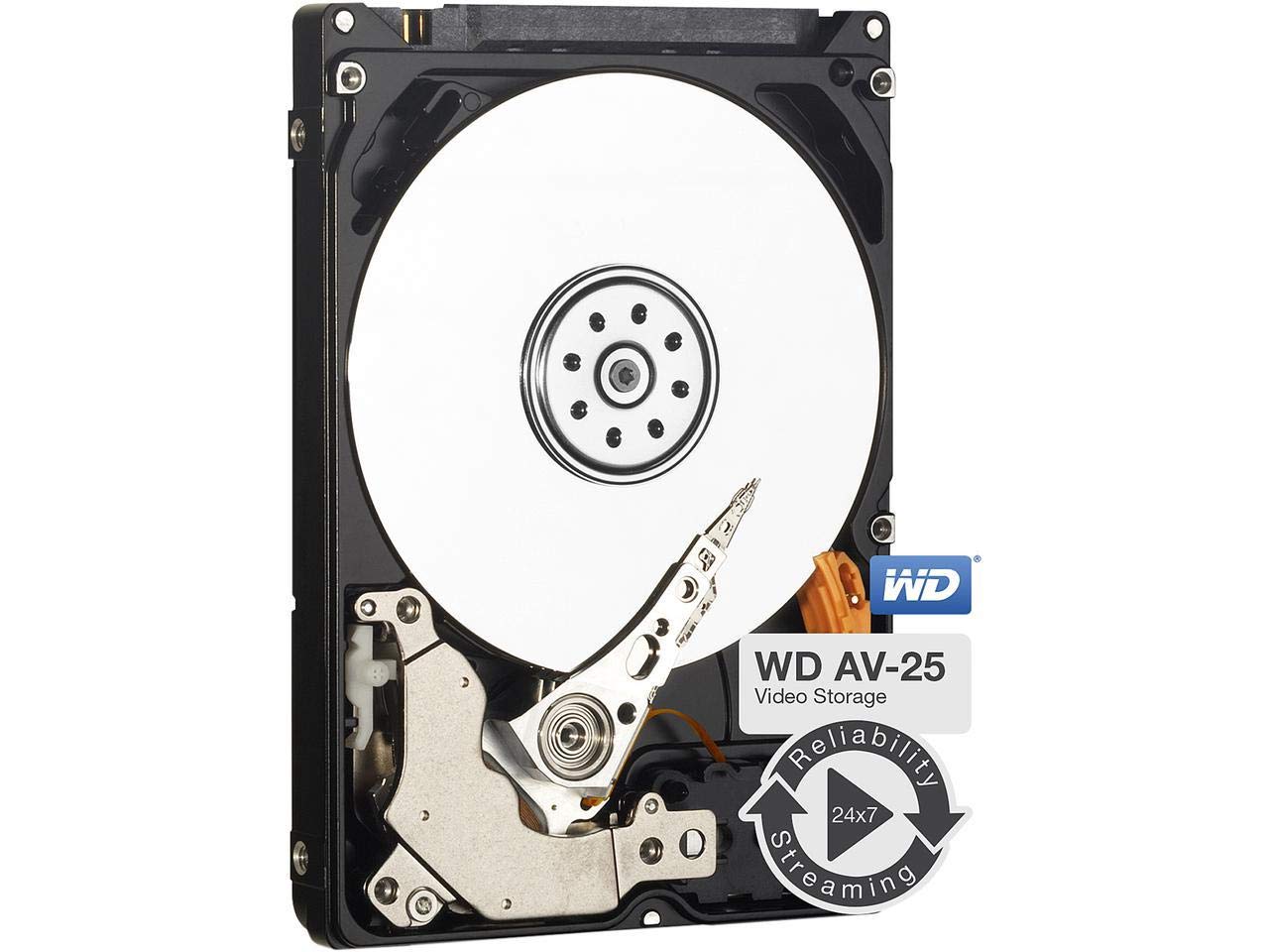 WD WD5000LUCT AV-25 Wewnętrzny dysk twardy 500 GB - czarny