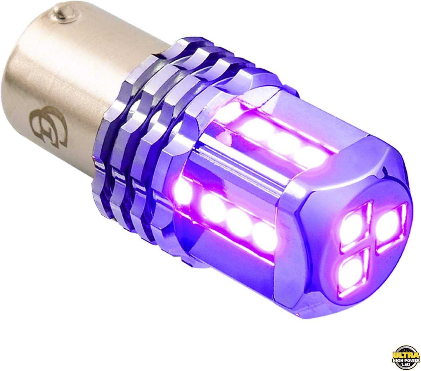 GG Grand General 70745 1156 Purple 15 SMD LED Tower LED Bulb, 12V, Single Pack