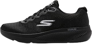 حذاء رياضي جو رن اليفيت للرجال من سكيتشرز، أسود، مقاس 42.5 EU