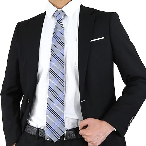 Vista 6 de WeiShang Corbata de seda clásica para hombre jacquard tejida