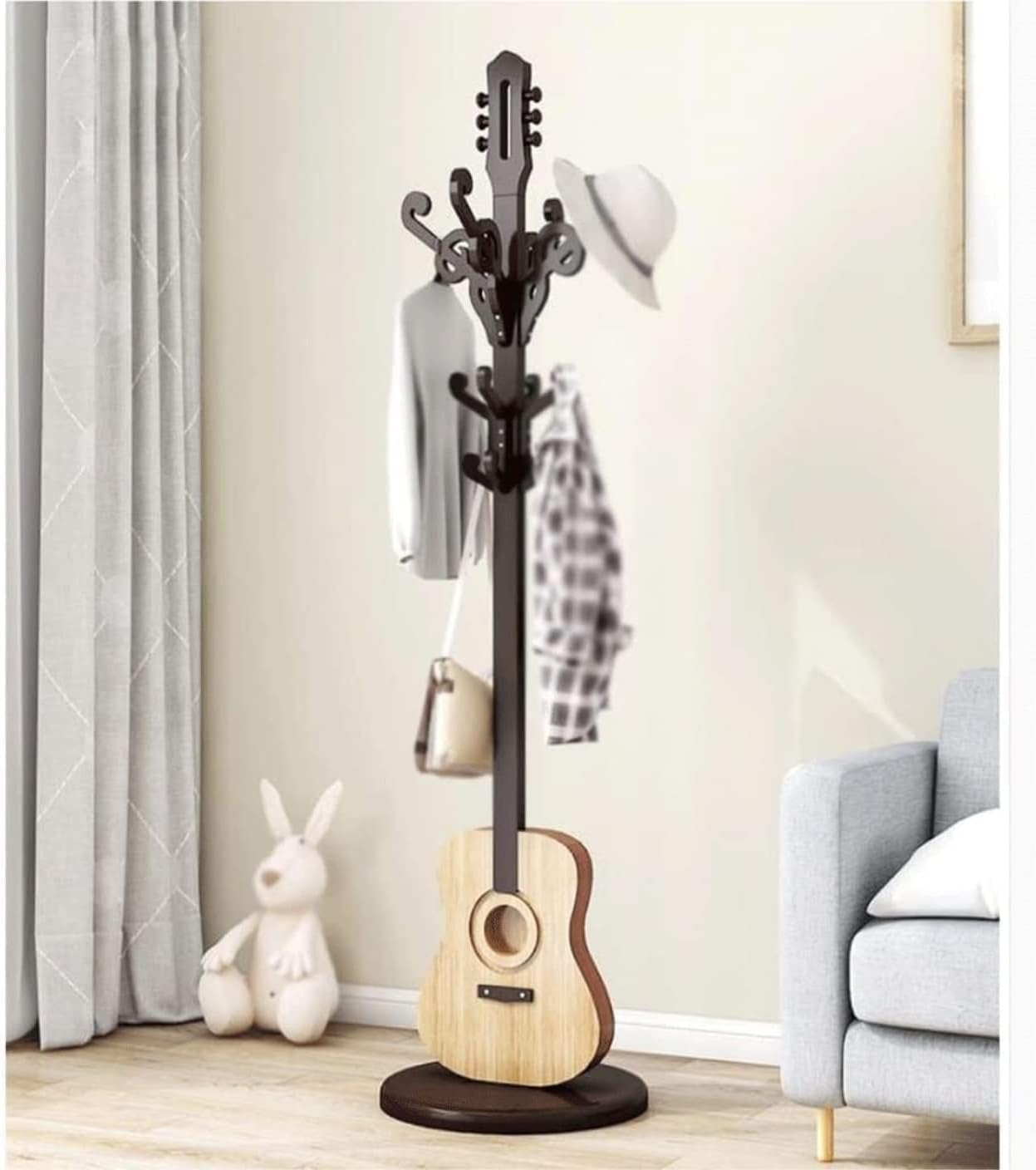 曙工芸 木製 ポールスタンド コートハンガー 「ノヴァ377」