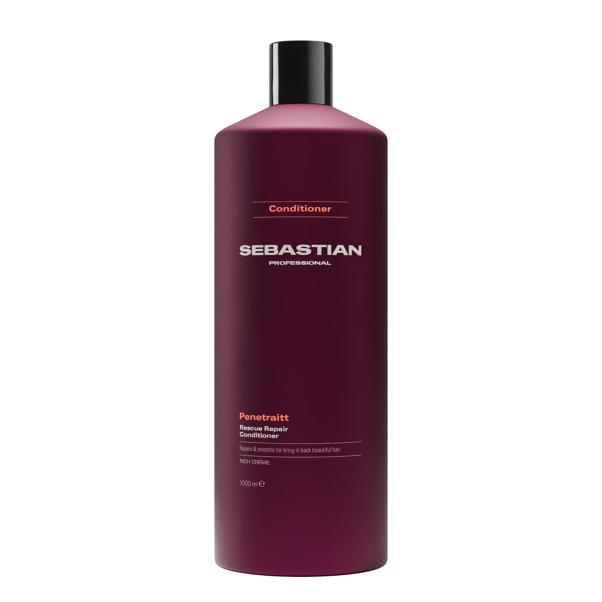 Sebastian Professional Penetraitt Rescue Repair Conditioner – Haarspülung für geschädigtes & strapaziertes Haar – Reichhaltige Cremeformel für mehr Stärke, Glanz & Geschmeidigkeit – 1000 ml