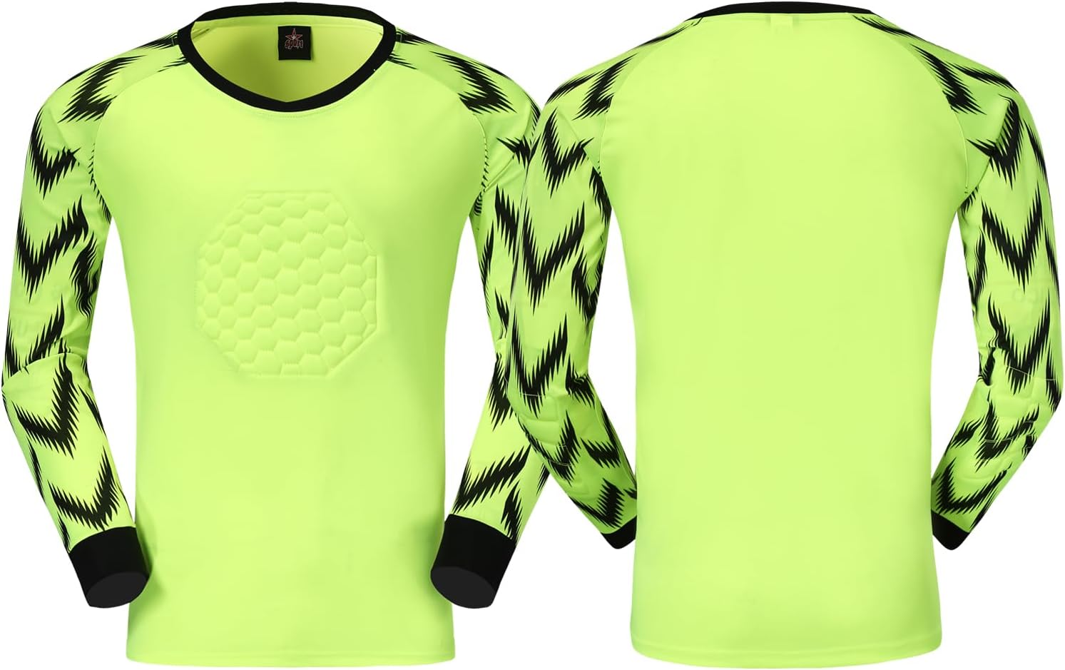 Customized Goalkeeper Jersey Padded Goalie Shirt for Adult/Kids Soccer Youth/Adult Long Sleeve Tracksuit Training - Image 4