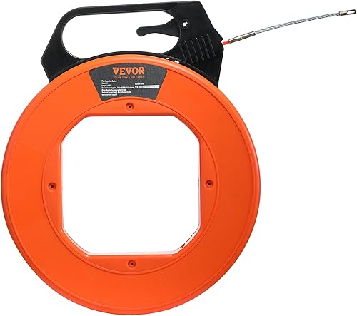 Miniatura 11 de VEVOR Cinta de pescado, 125 pies, 316 pulgadas, extractor de alambre PET con carcasa y mango optimizados, herramienta de extracción de cables fácil