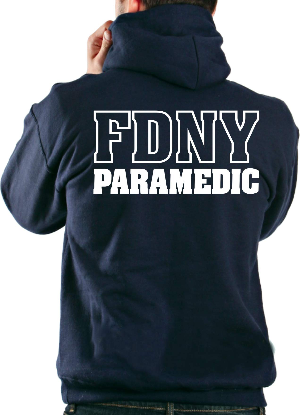 Sweat à capuche New York Fire Dept Paramedic : idée cadeau originale - 3
