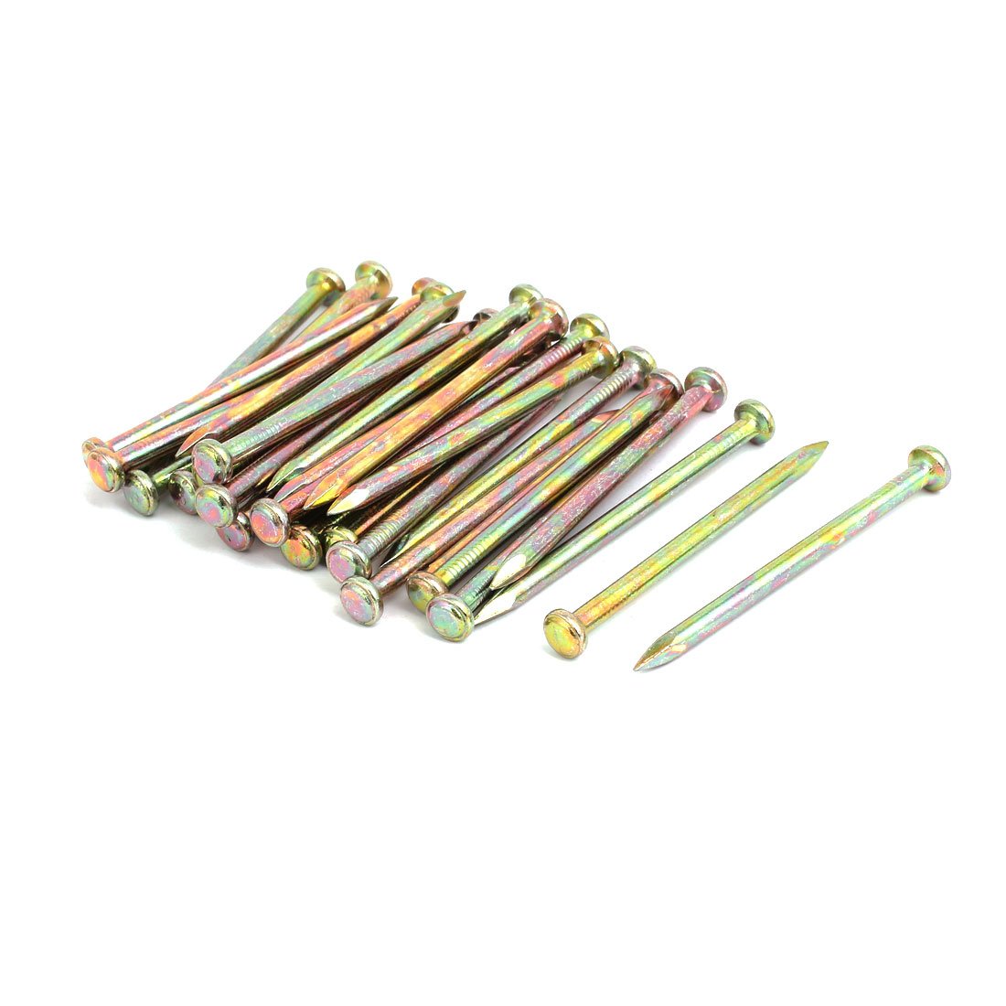 Aexit 4mm Dia Fastener 70mm Length Zinc Alloy Concrete Cement Wood Sliding Nail 30pcs Model:13as216qo281