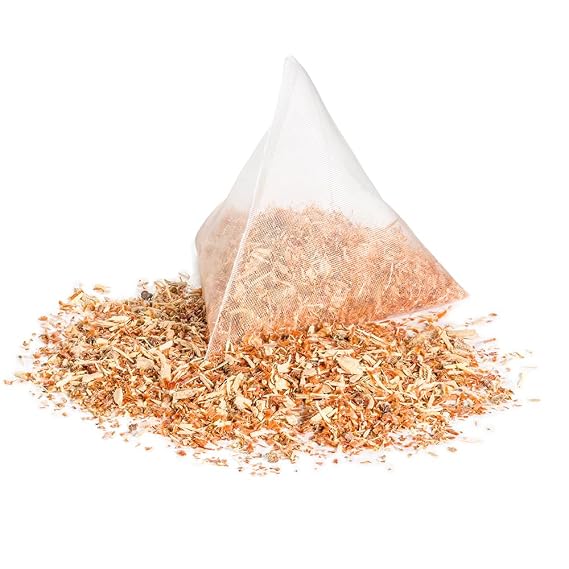 Siberian Green Ginseng Root Tea with Siberian Pine Tree Buds 50-Pack Herbal Tea Bags Pure and Natural Botanical Pine Eleuthero Ingredients From Altai Republic