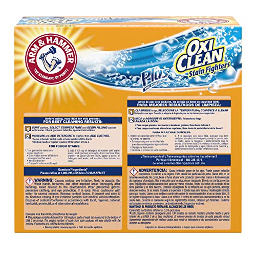 Arm & Hammer 33200-00108 Powder Laundry Detergent, Oxiclean, Fresh Scent, 9.92 Lb. (Pack Of 3) #TOP1