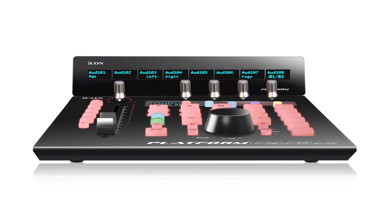 iCON PLATFORM NANO +D3 DAWコントローラー ICON DIGITAL Platform D3をNANOに装着してみたレビュー