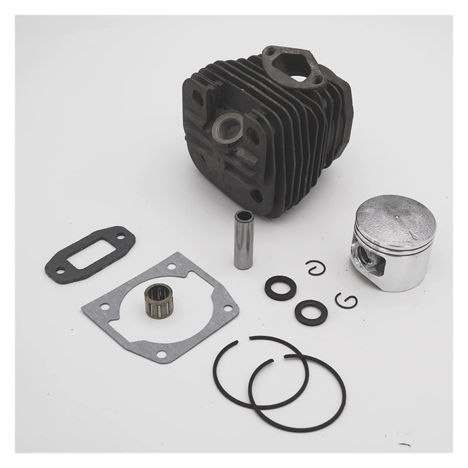 ZEKICE 43 mm 45 mm 45,2 mm Zestaw tłoków cylindra piły łańcuchowej Kompatybilny z 4500 5200 5800 45cc 52cc 58cc Części zamienne do pił łańcuchowych (rozmiar: 4500 43 mm)