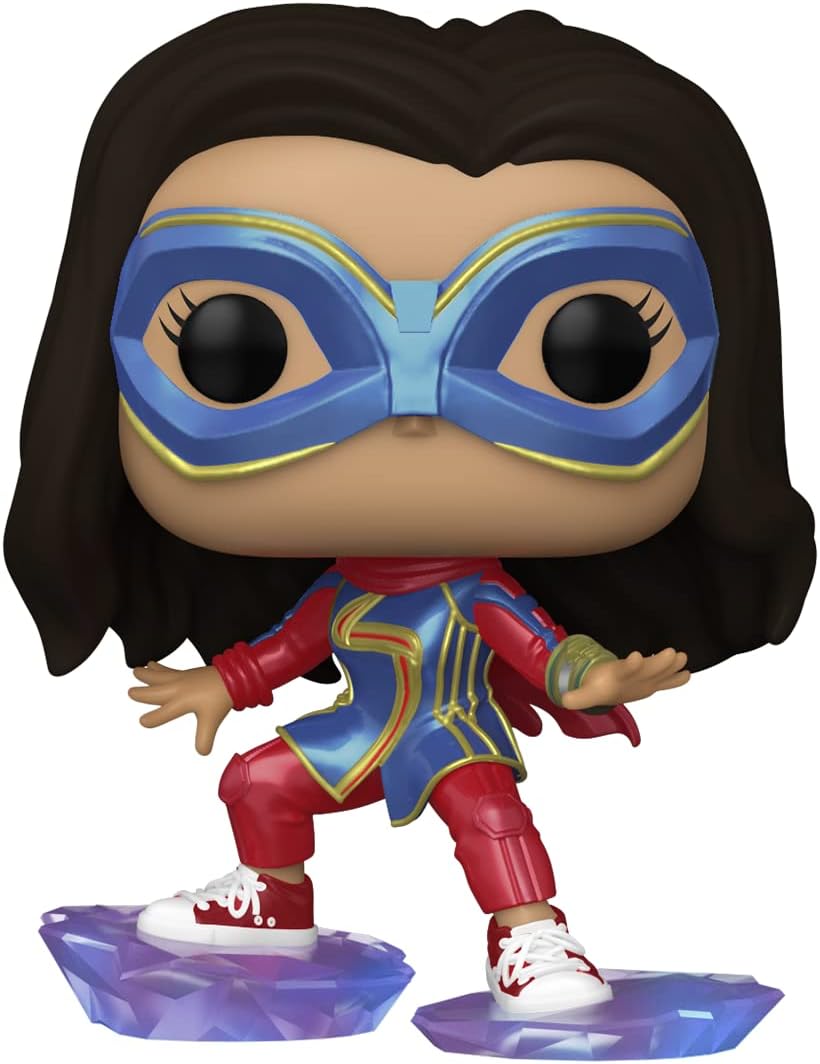 Funko POP! Marvel: Ms. Marvel - Amazon Exclusive - Collectable Vinyl Figure - Gift Idea - Official Merchandise - Toys for Kids & Adults - TV Fans - Model Figure for Collectors and Display