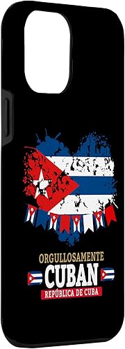 Miniatura 3 de iPhone 13 Pro Max Ideas de trajes de bandera cubana para mujeres y funda de bandera hispana de Cuba