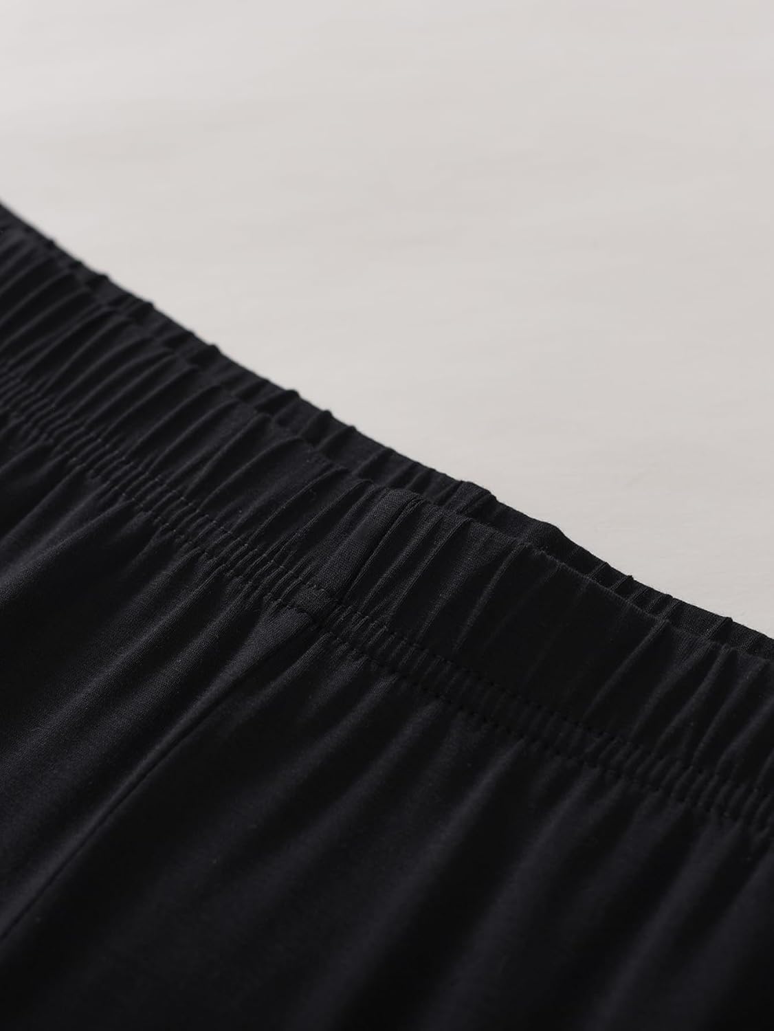 Latuza Women's Bamboo Viscose 21" Capri Pajama Leggings Soft Sleep Leggings - Image 3