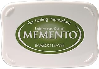 Tsukineko Full-Size Memento Fade Resistant Inkpad, Bamboo Leaves
