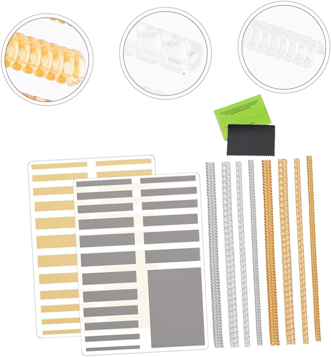 PLAFOPE Ring Adjuster Ring Sizer Ring Guard Invisible Ring Adjuster Plastic Ring Size Adjuster Jewelry Tightener